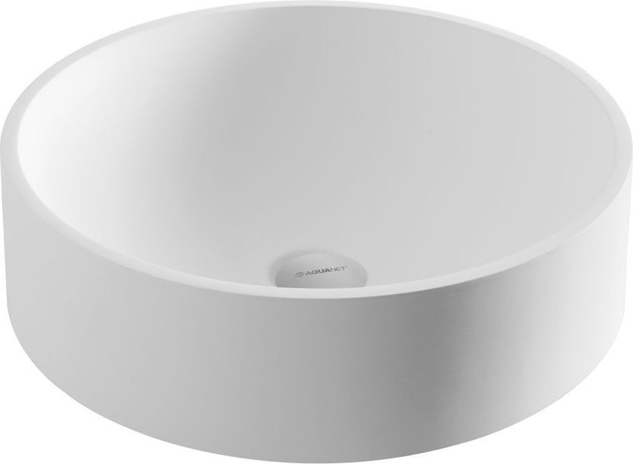 Раковина накладная Aquanet Bliss Circle V40 450x450, матовая