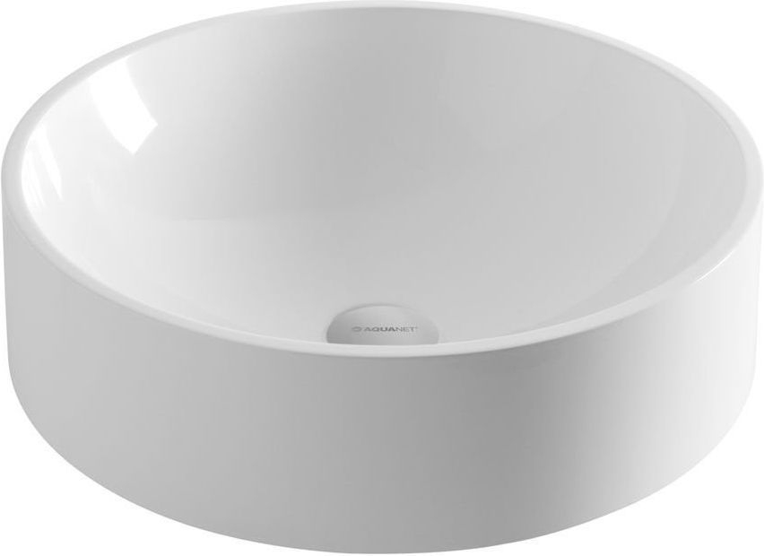 Раковина накладная Aquanet Bliss Circle V40 450x450, глянцевая