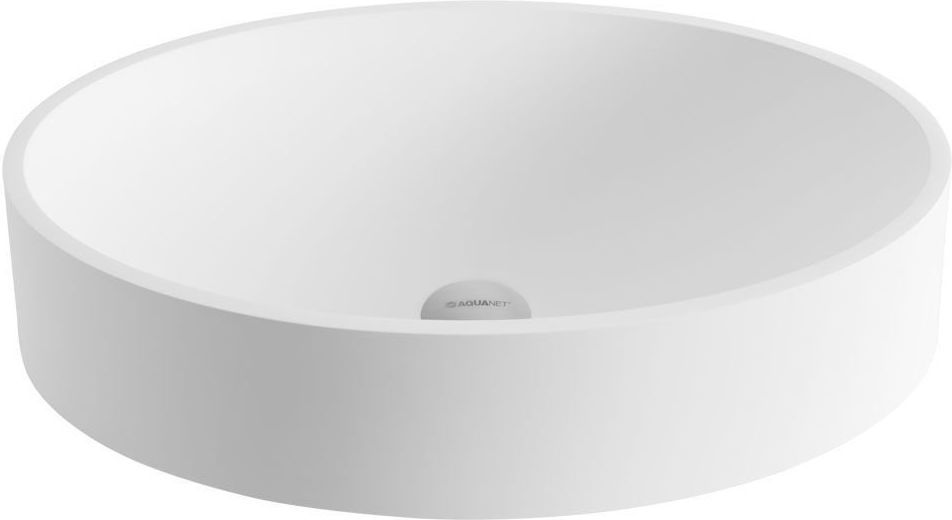 Раковина накладная Aquanet Bliss Ellipse V43 560x360, матовая