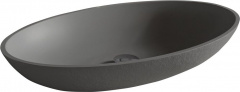 Раковина накладная Acquabella On-Top Oval 58 Slate Lava