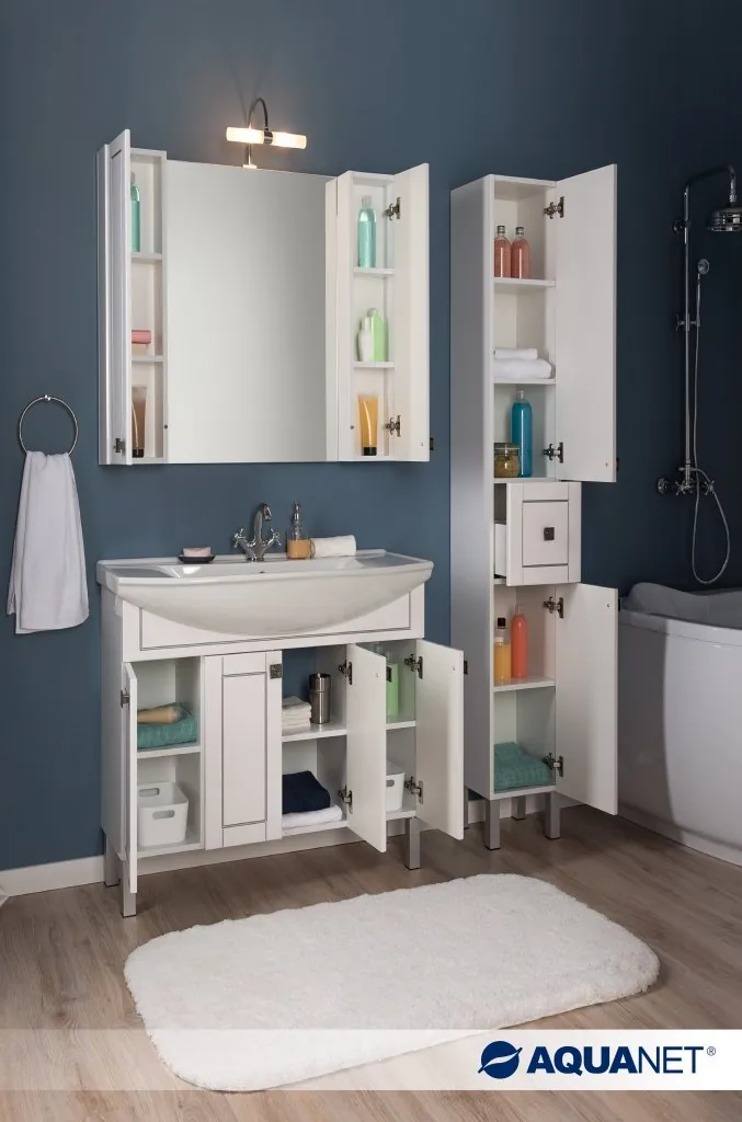 Широкие возможности для хранения в мебели из коллекции "Честер 105" Широкие возможности для хранения в мебели из коллекции "Честер 105"