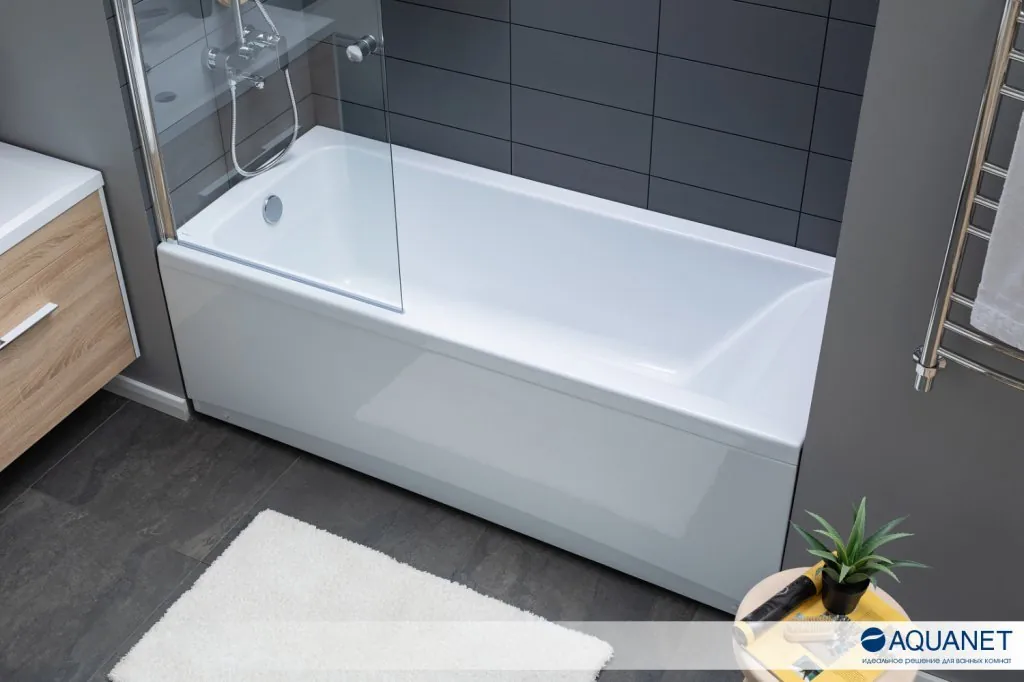 Акриловая ванна Bright производства Aquanet