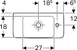 Раковина Geberit Renova Compact 50 276150000