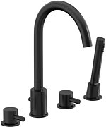 Смеситель для ванны Damixa Scandinavian Pure 360400300 (с внутренней частью) черный