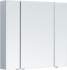Зеркальный шкаф Aquanet Алвита new 90 серый