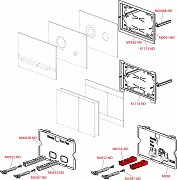 Кнопка смыва AlcaPlast STING-INOX