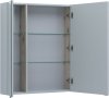 Зеркальный шкаф Aquanet Алвита new 90 серый