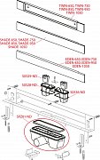 Душевой лоток AlcaPlast APZ5-EDEN-750